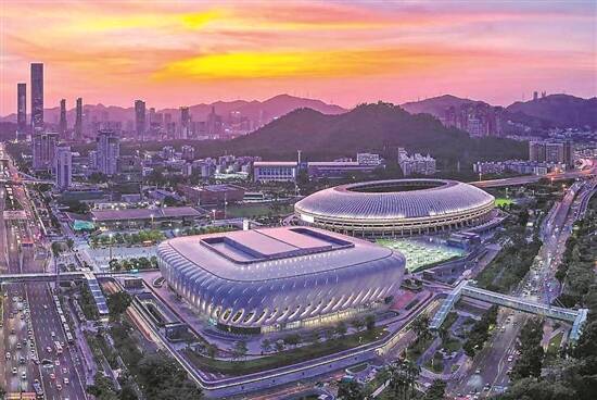 丰富的自然, 深圳体育的